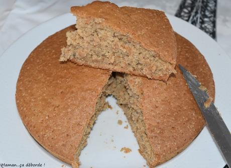 Gâteau sans oeuf sans beurre à la cannelle