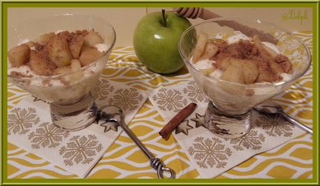 Verrines de Pommes Spéculoos et Cannelle