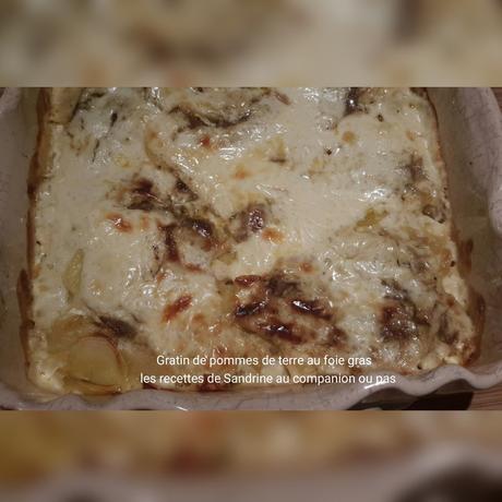 Gratin de pommes de terre au foie gras au companion thermomix, i cook'in ou sans robot