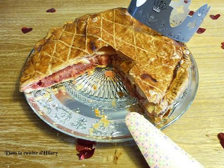 Galette des rois aux pralines roses / Pink pralines King's galette