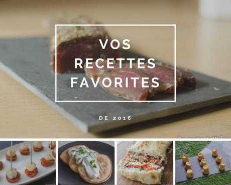 Recettes préférées en 2016