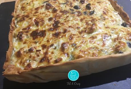 Ma quiche poireaux poulet pleine de saveurs  ♨