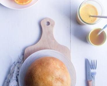 Choux fleur rôti brioché à l’orange