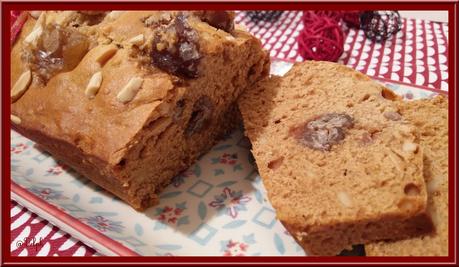 Pain d’épices aux amandes et marrons glacés