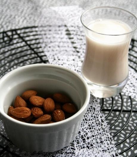 Lait d'amande maison, Bio, (boisson végétale)