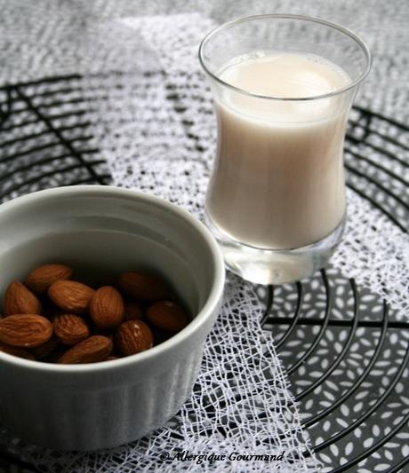 Lait d'amande maison, Bio, (boisson végétale)