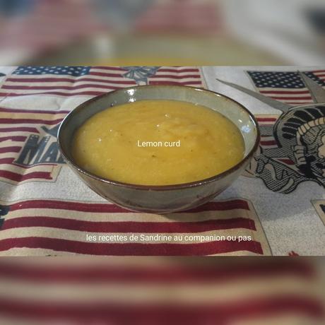 Lemon curd recette facile au companion, thermomix ou i cook'in