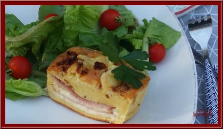 Cake au fromage de Raclette et Bacon