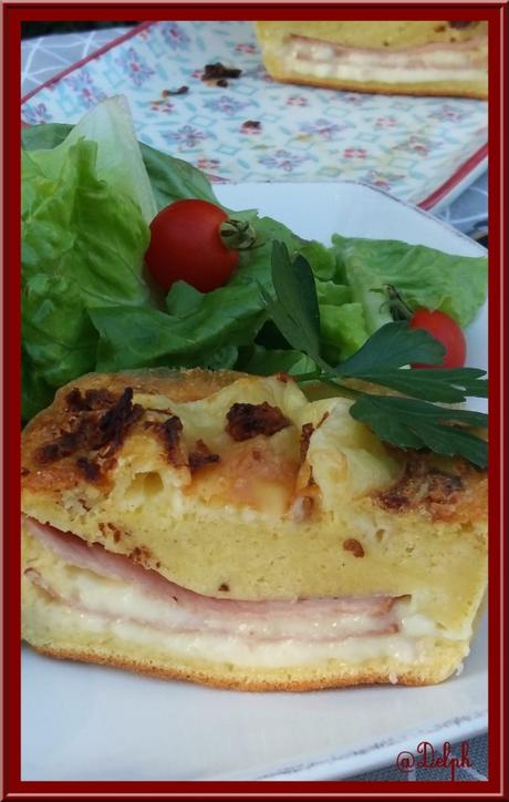 Cake au fromage de Raclette et Bacon