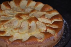 Gâteau mascarpone et pommes