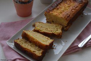 Cake aux pommes et flocons d'avoine