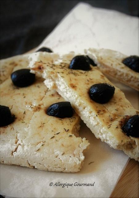 Fougasse, cumin, thym,Bio, sans gluten, lait, oeufs