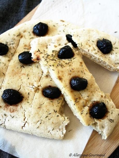 Fougasse, cumin, thym,Bio, sans gluten, lait, oeufs