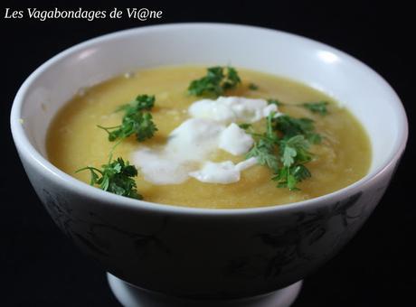 Velouté de chou-fleur et courge butternut