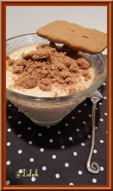 Riz au lait à la pâte de spéculoos