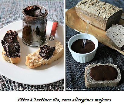 Pâtes à tartiner au chocolat, bio, sans gluten ni allergènes....