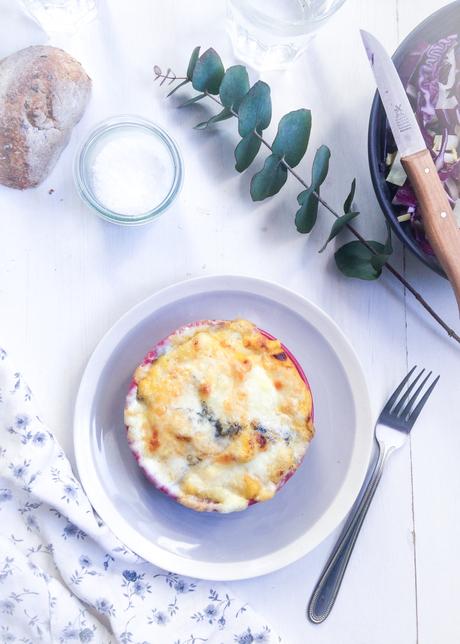 Gnocchis à la parisienne, courge butternut et morbier