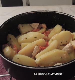 Sauté de dinde aux pommes de terre