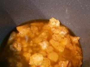 Poulet Korma à la noix de coco, aux oigons et à la coriande