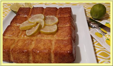 Cake  au mascarpone et citron vert