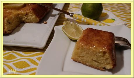 Cake  au mascarpone et citron vert