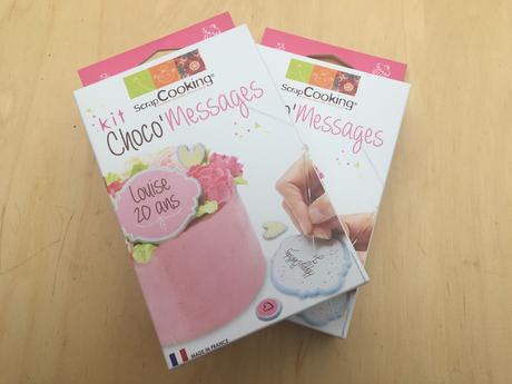 Choco'messages scrapcooking®: vos chocolats personnalisés en quelques minutes !