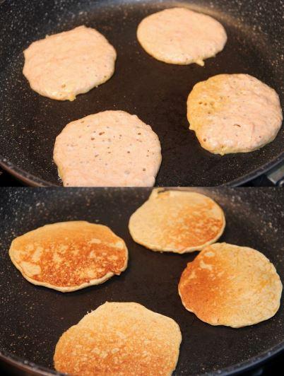 Blinis de patates douces, salsa de poivrons, et dips à l’ail