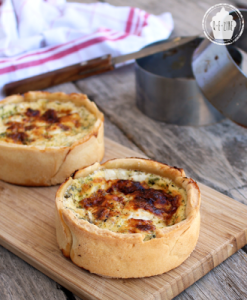 Tarte rustique aux champignons