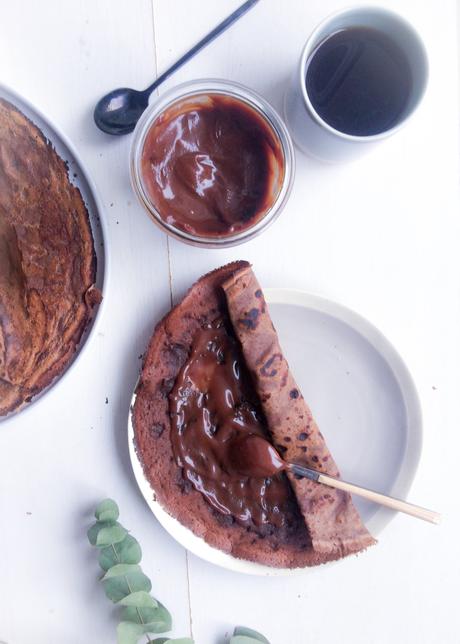 Crêpes à la farine de sarrasin au cacao