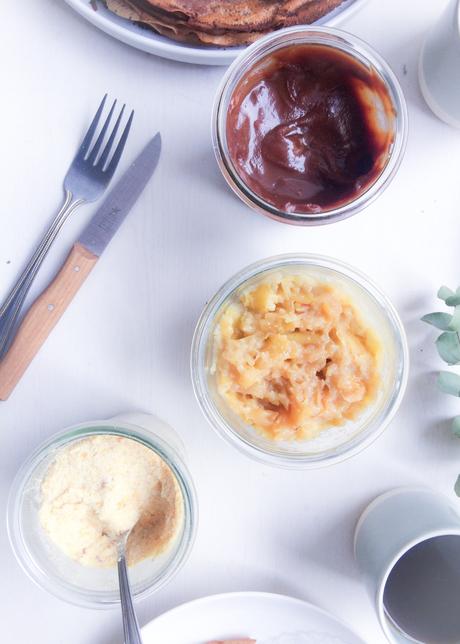 Crêpes à la farine de sarrasin au cacao