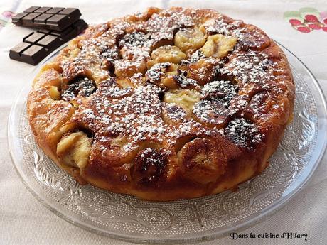 Le fameux gâteau à la poêle version banane et chocolat / My famous pan cake: the banana and chocolate version