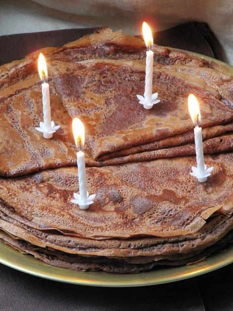 Crêpes au chocolat pour la Chandeleur et les quatre ans du blog Crêpes au chocolat pour la Chandeleur et les quatre ans du blog