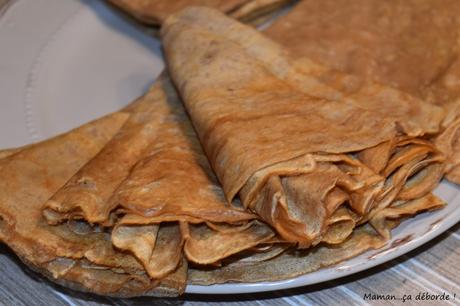 Crêpe à la farine de châtaigne