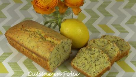 Cake citron, graines de Chia