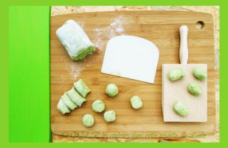 Gnocchi maison au pesto de roquette et noisettes