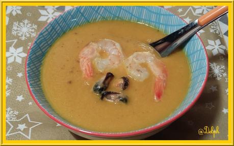 Velouté de carottes à la crème de coco et cumin