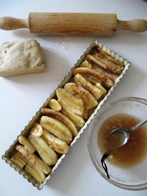 Tarte à la banane caramélisée Tarte à la banane caramélisée
