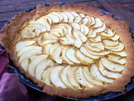 Tarte aux pommes au caramel beurre salé