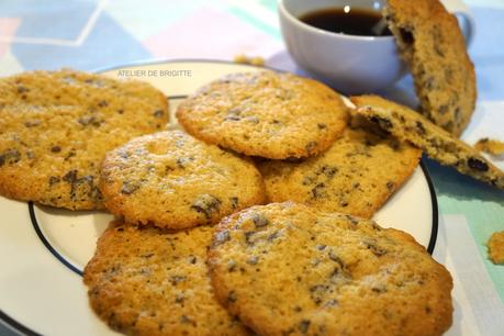 Cookies au chocolat, tendres et fondants