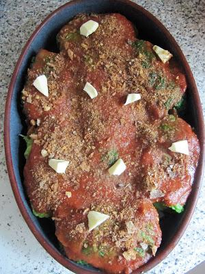 Chou farci à la tomate