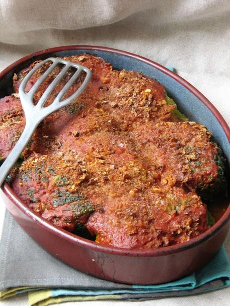 Chou farci à la tomate