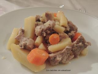 Sauté de porc aux pommes de terre à la moutarde au Cookéo