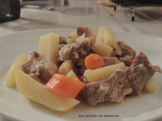 Sauté de porc aux pommes de terre à la moutarde au Cookéo