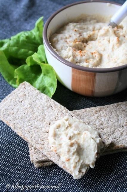 Houmous d'haricots blancs, Bio, sans gluten, oeufs.....