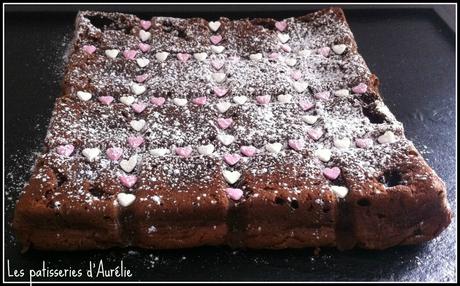 Gâteau au chocolat comme une mousse 