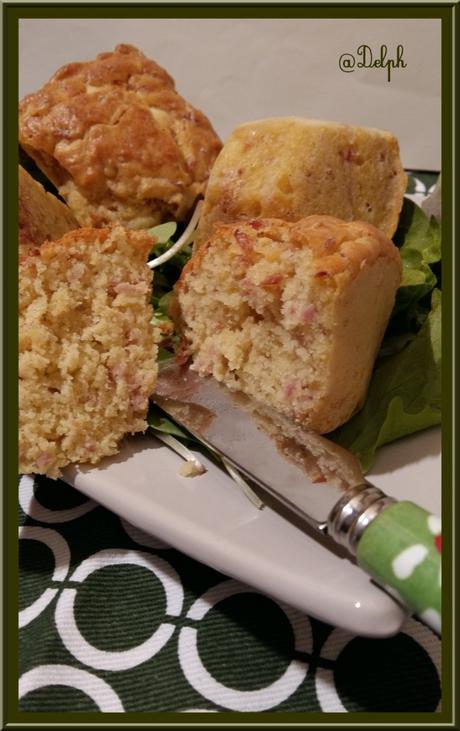 Muffins au  Jambon et Cheddar