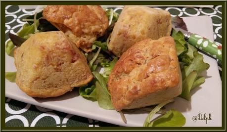 Muffins au  Jambon et Cheddar