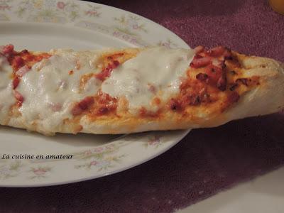 Baguettine pizza