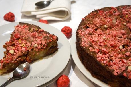 Gâteau aux Pommes et Pralines (spécial blancs d'oeufs)