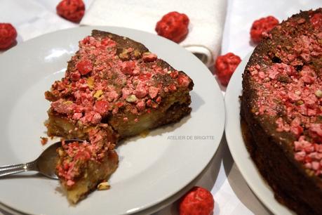 Gâteau aux Pommes et Pralines (spécial blancs d'oeufs)